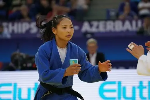 Казахстанка Отгонцэцэг Галбадрах стартовала с победы на чемпионате мира по дзюдо