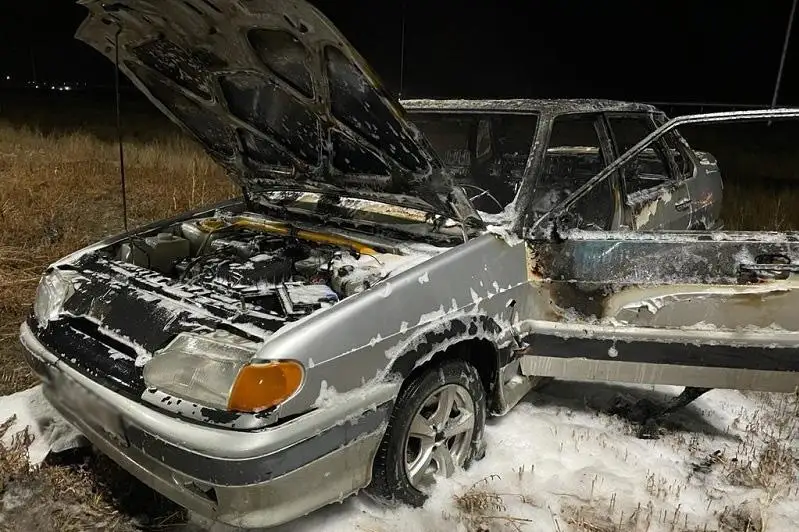 Девять автомобилей сгорело в Карагандинской области за четыре дня
