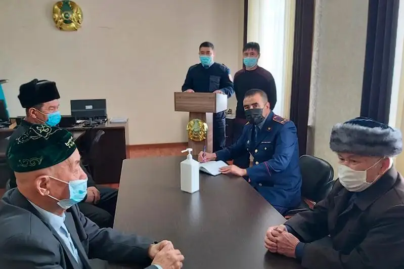 Костанайские аксакалы участвуют в профилактике бытовой преступности