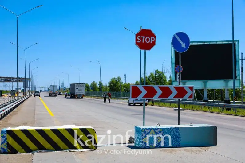 Ограничено дорожное движение на дороге  «Алматы-Ташкент-Термез»