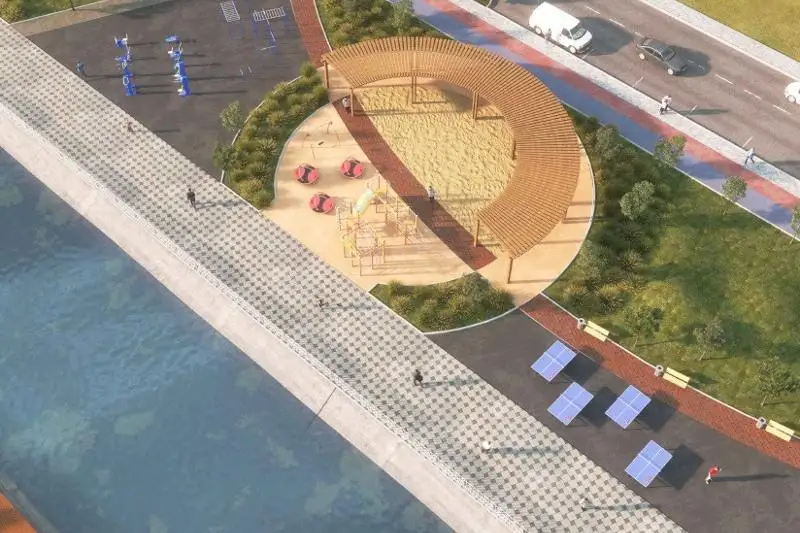 Пирсы для рыбалки, спортплощадки и велодорожки: новую набережную обустроят в Нур-Султане