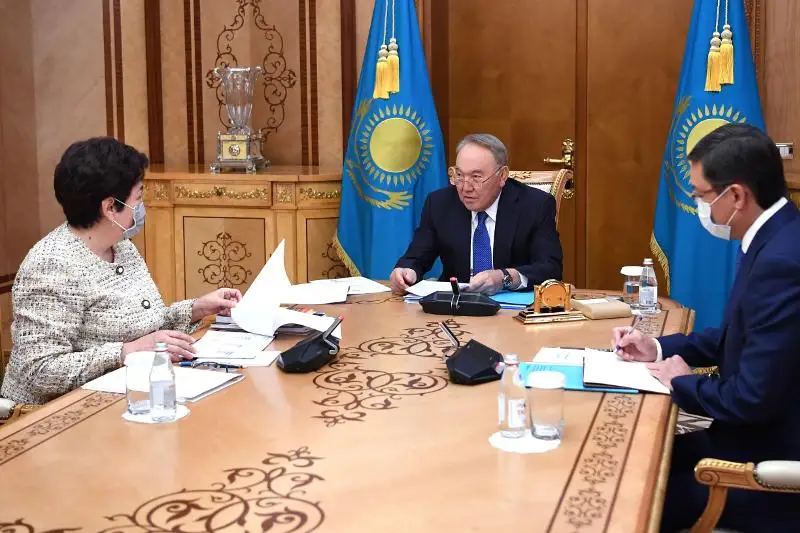 Елбасы принял председателя правления АОО «НИШ» Куляш Шамшидинову