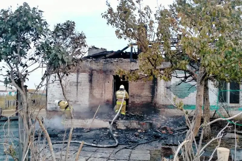 Пятилетний ребенок погиб при пожаре в Акмолинской области