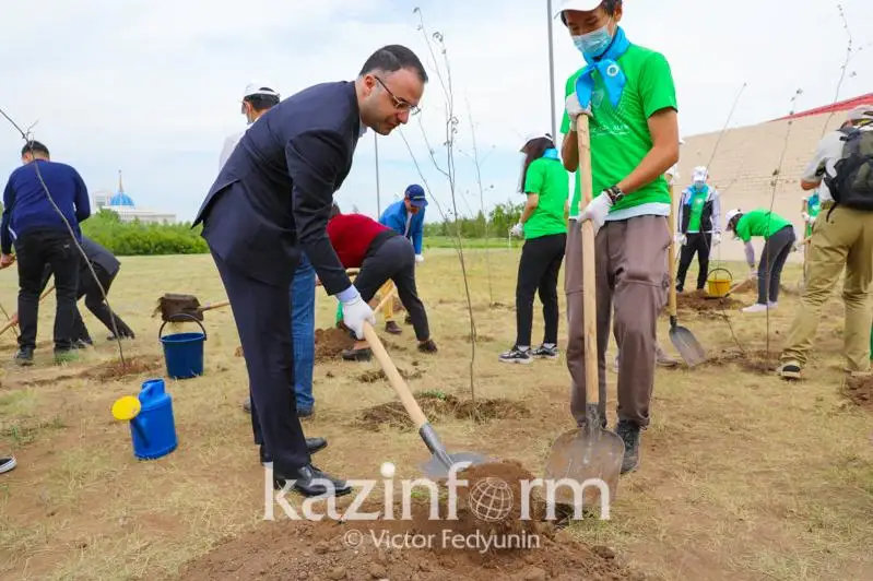Закладка аллеи СВМДА в честь 30-летия Независимости состоялась в Нур-Султане