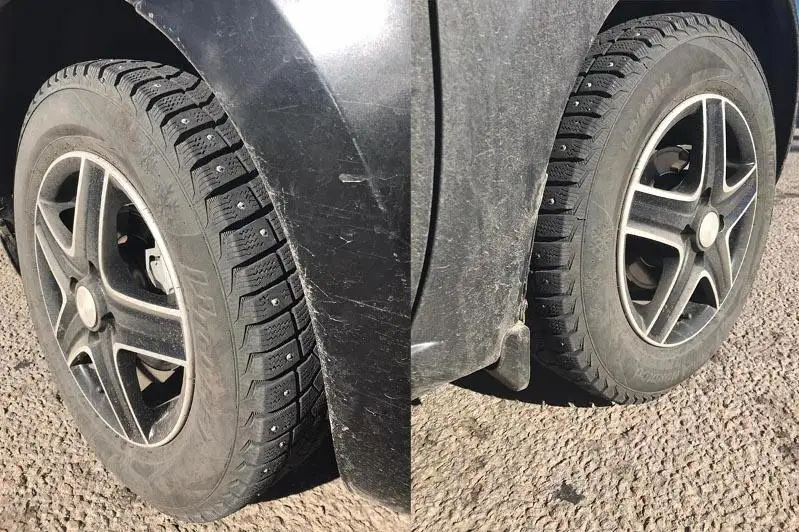 О штрафах за зимнюю резину предупредили водителей СКО