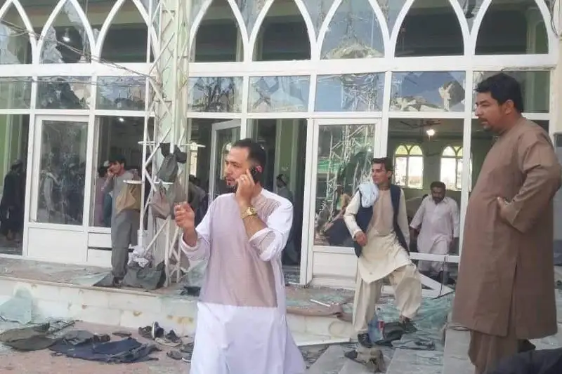 Сильный взрыв произошел в мечети на юге Афганистана