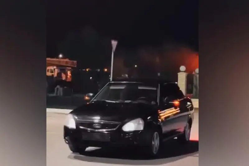 В Актобе задержан водитель, разъезжавший по встречной полосе на центральном проспекте