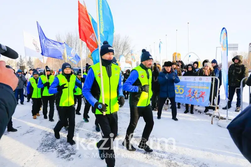 Сверхмарафон в честь 30-летия Независимости РК стартовал в Нур-Султане