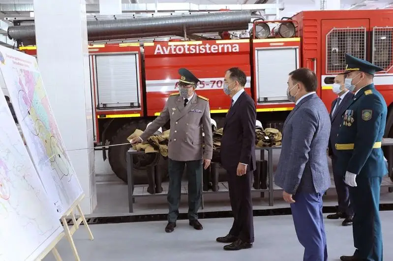 Современная пожарная часть открылась в Наурызбайском районе Алматы