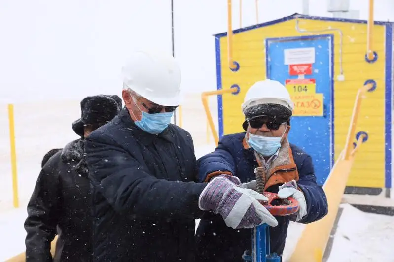 Газ пришел в два села в Актюбинской области