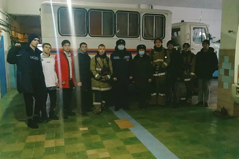 Пожарное звено: квест для рудненских старшеклассников организовали спасатели