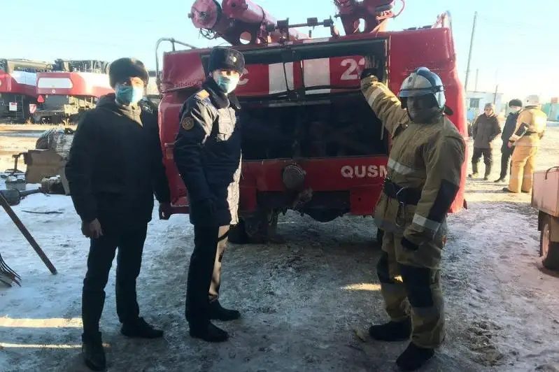 Новый пожарный пост открылся в районе Костанайской области