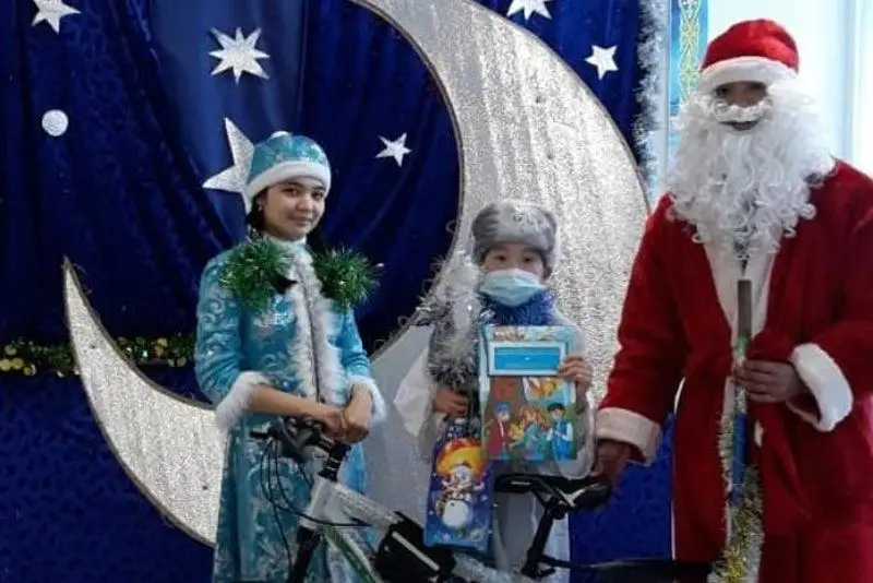 Президентская новогодняя елка прошла в режиме онлайн в СКО