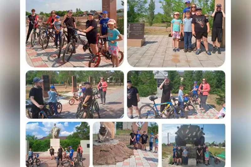 В Павлодарской области школьники устроили велофотокросс по сельским памятникам культуры