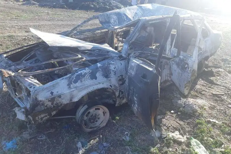 Угонщик сжег авто в СКО