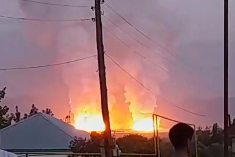 Более 10 взрывов произошло в Жамбылской области