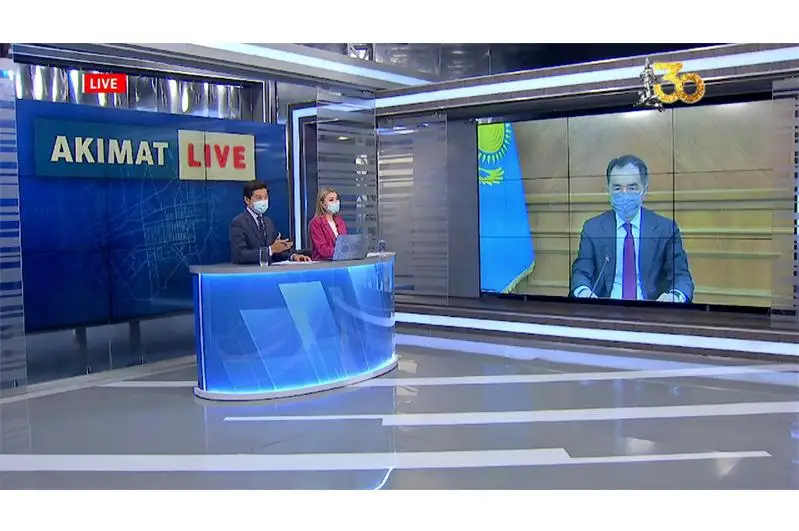 На бордюры по улице Толе би пожаловались акиму Алматы