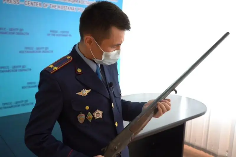 Незаконное оружие изъяли у жителей Костанайской области