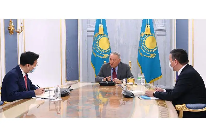 Елбасы принял чрезвычайного и полномочного посла КНР в Казахстане Чжана Сяо