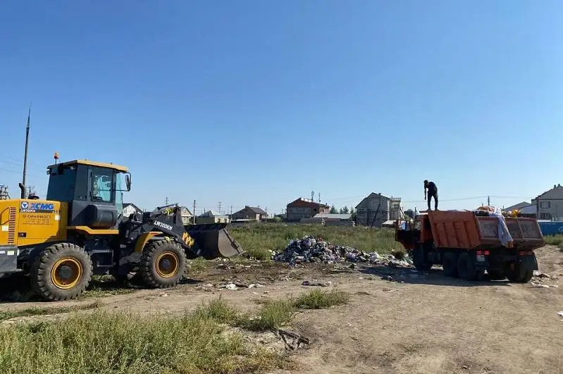 Несанкционированные свалки ликвидируют в Акмолинской области