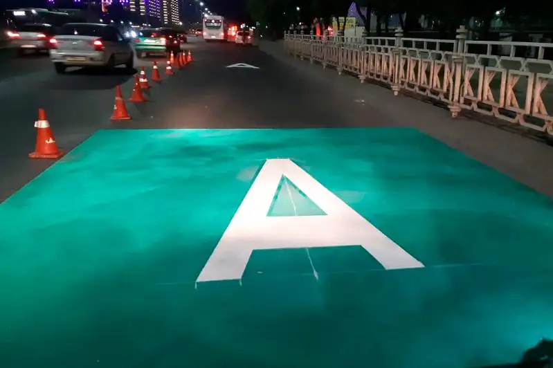 Автобусные полосы выделят зеленой разметкой в Нур-Султане