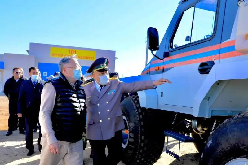 Новая пожарная часть открылась в Актюбинской области