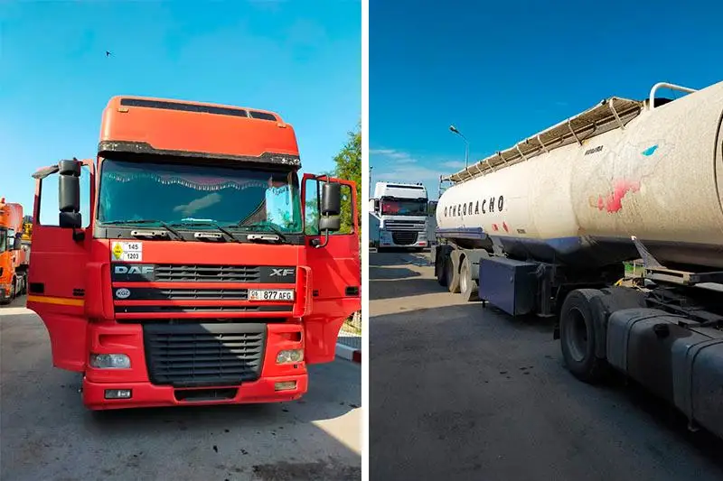 Qyrǵyzstanǵa  55 tonna benzındi zańsyz ótkizbek bolǵandar ustaldy