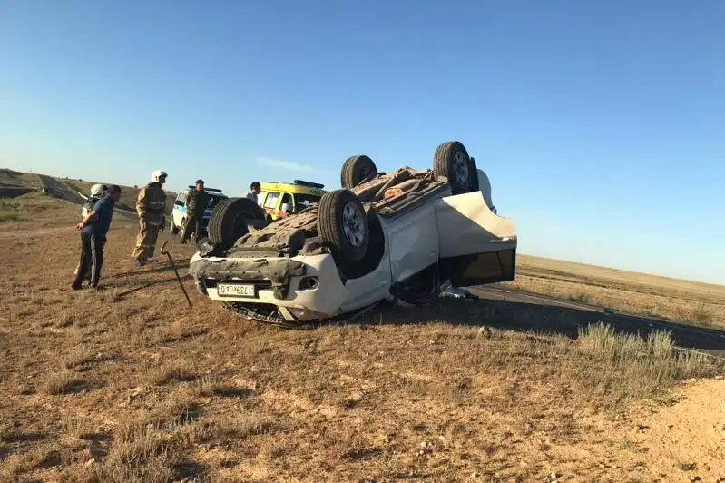 Два человека погибли в ДТП на трассе в Актюбинской области