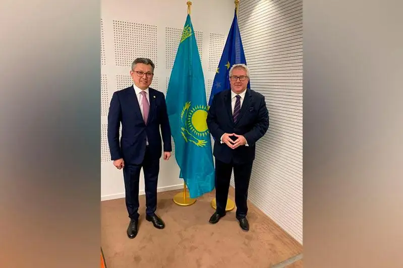 Министр торговли и интеграции РК Бахыт Султанов совершил рабочий визит в Бельгию