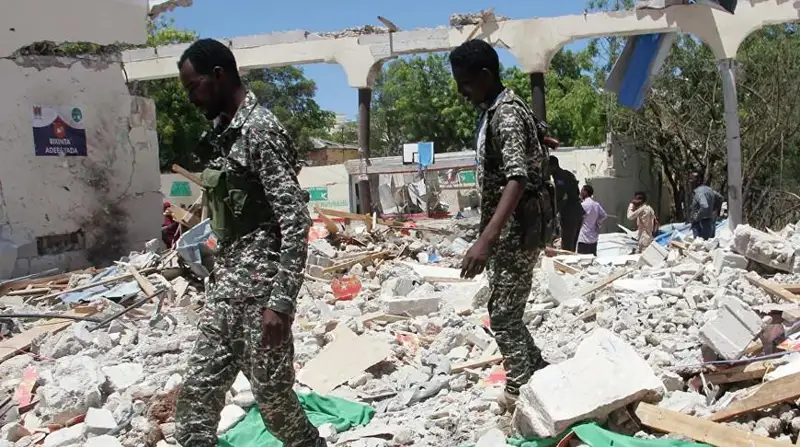 Somalı astanasynda jarylys boldy, qaza tapqandar bar