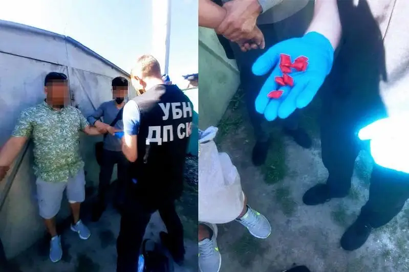 Крупную партию «синтетики» изъяли у закладчика в СКО