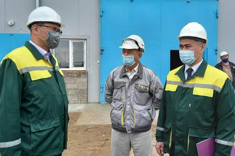 Строительство котельной и тепловых сетей идёт по графику в посёлке Шахан Карагандинской области