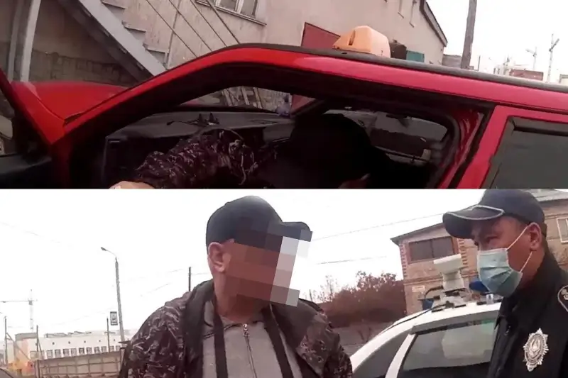 Kiltin alyp qoıǵan: SQO turǵyny taksıdiń mas júrgizýshisin ustap berdi