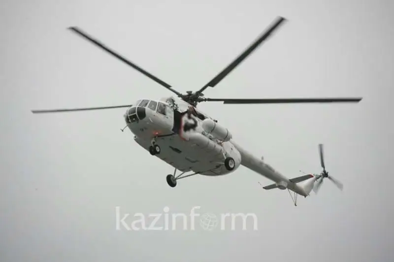 К ликвидации 36 крупных природных пожаров в РК привлекались вертолеты