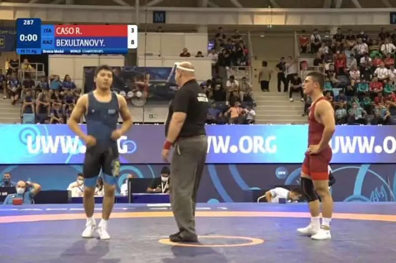 Акмолинский борец выиграл «бронзу» на Чемпионате мира