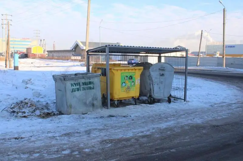 Контейнеры для сбора золы установили в частном секторе столицы