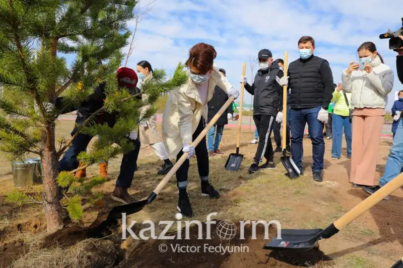 Аида Балаева «Киелі табиғат» экологиялық акциясын бастап берді