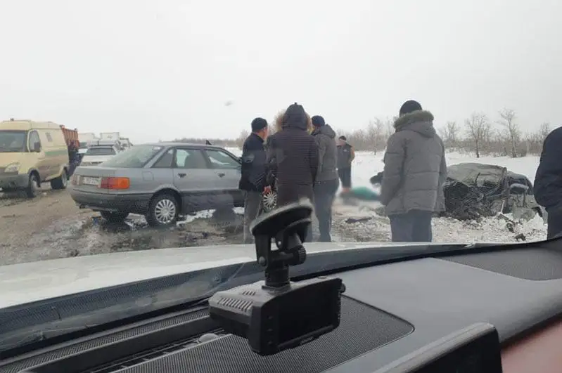 Батыс Қазақстанда бірнеше автокөлік соқтығысып, жүргізуші жарақат алды