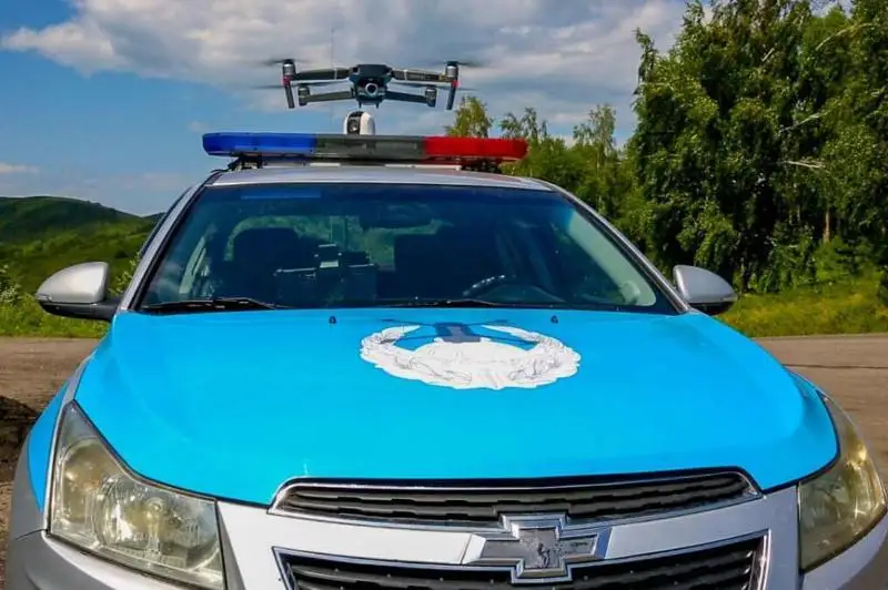 Нарушения ПДД выявляют с помощью квадрокоптеров на трассах ВКО
