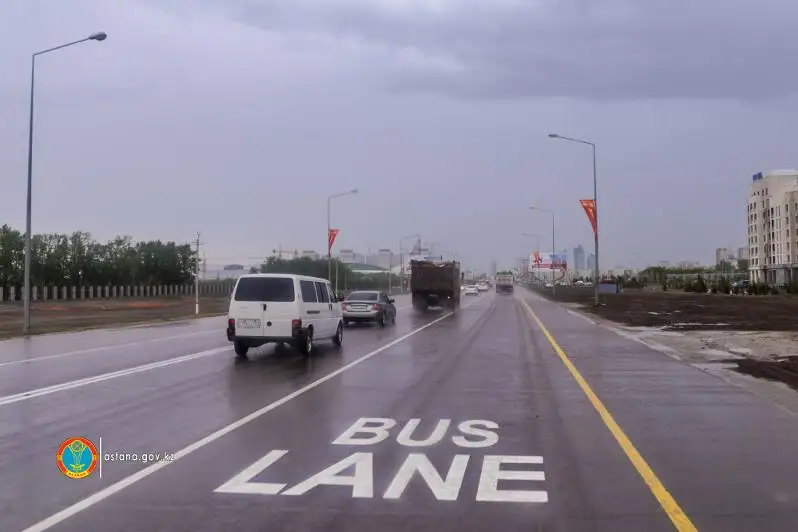В столице увеличится количество улиц с полосой Bus Lane
