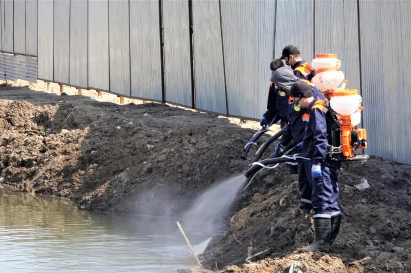 В столице ведется пятый тур работ по травле комаров