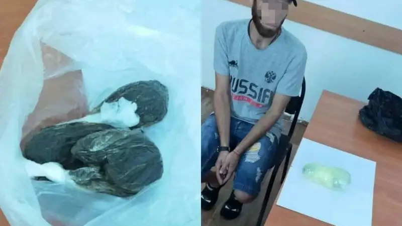 Наркотики пытались перебросить в колонию Уральска