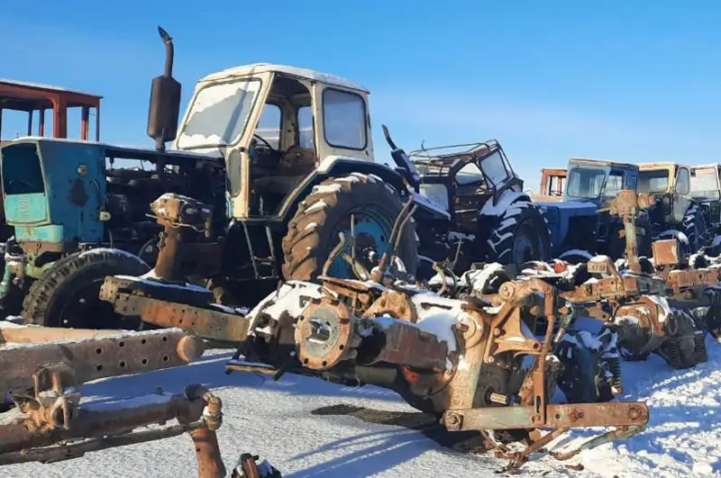 5 тысяч единиц старой сельхозтехники примут на утилизацию в следующем году