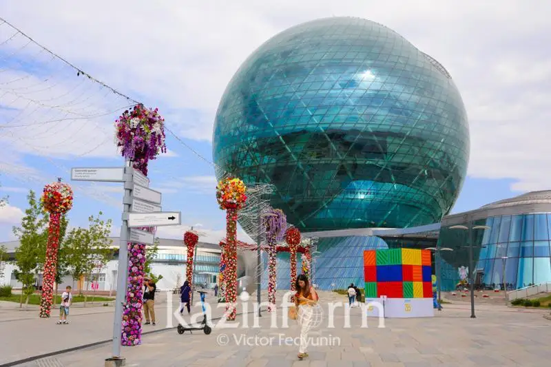 Как оживилась территория городка EXPO