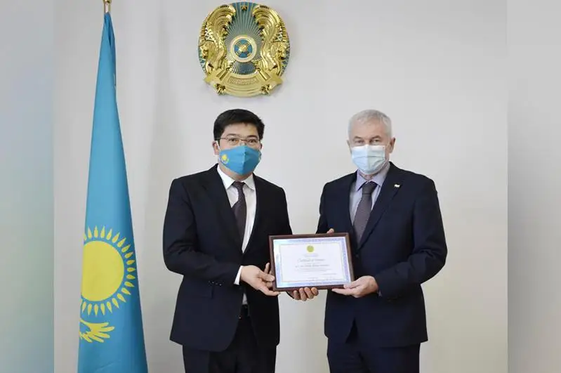 Заместитель министра иностранных дел Казахстана принял Посла Венгрии