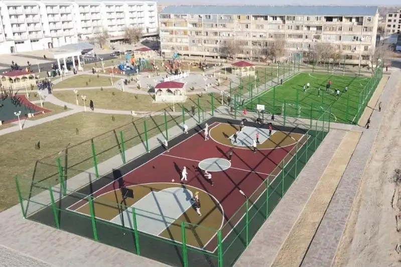 Парк «30 лет Независимости» построили в городе горняков Каратау Жамбылской области