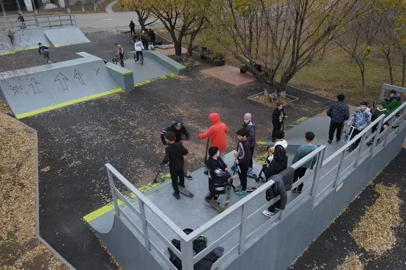Скейт-парк открыли в столичном парке имени Ататюрка