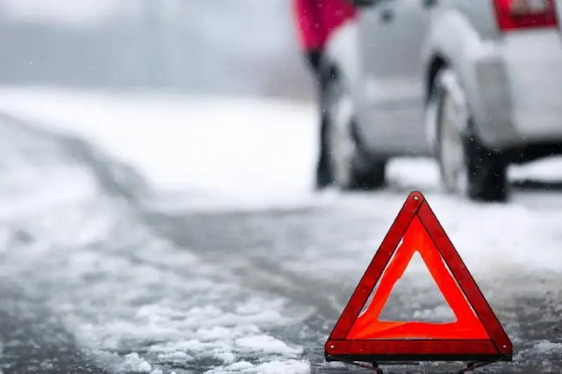 В Павлодарской области в выходные из-за гололёда зарегистрировано 53 ДТП