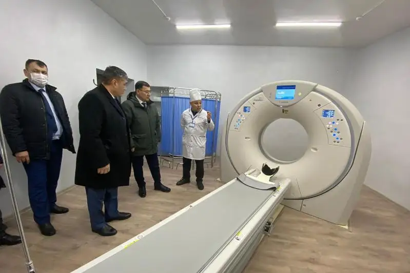 В больнице поселка Бейнеу Мангистауской области запущен кабинет компьютерной томографии