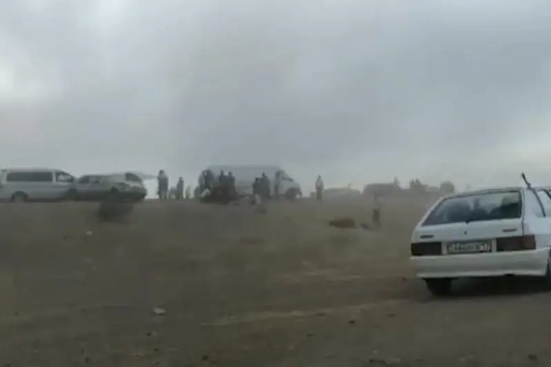 Названа причина столкновения 11 автомашин на трассе в Жамбылской области